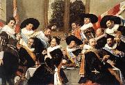 HALS, Frans Banquet of the Officers of the St Hadrian Civic Guard Company oil painting on canvas